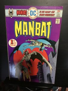 Man-Bat #1 (1976) Batman foe! Steve Ditko art! First She-Bat issue key! VF/NM