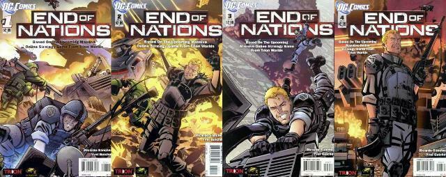 END OF NATIONS (2012 WS) 1-4  based upon online game! COMICS BOOK