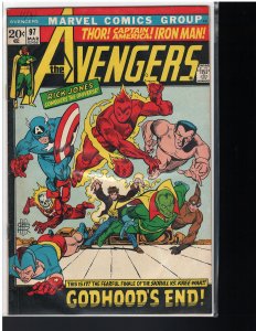 Avengers #97 (Marvel, 1972) FN/VF