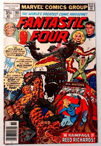 Fantastic Four #188 Marvel 1977 VF- Bronze Age Comic Book 1st Print
