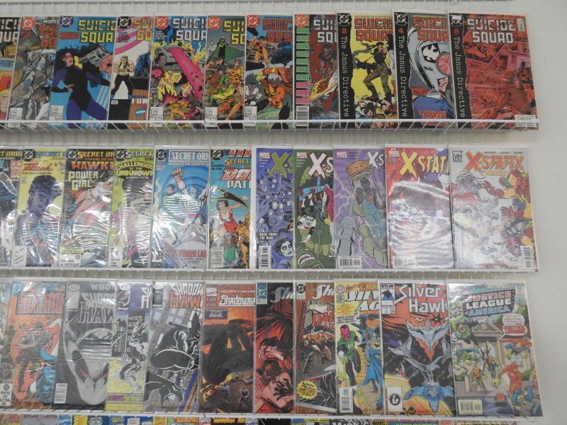 Huge Lot of 150+ Comics W/ Spiderman, Suicide Squad, JLA Avg. VF- Condition!