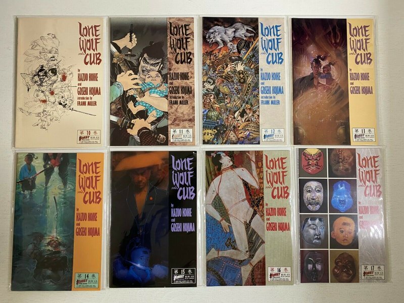 Lone Wolf and Cub lot 33 different from #1-40 #1 is 3rd printing 8.0 VF (1987-90 