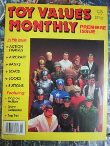 Toy Values Monthly Magazine Premiere Issue v1 #1 May 1991 Feat. Captain Action!