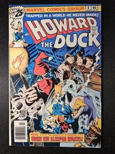 Howard the Duck #4 Vf/Nm, Trapped in a World He Never Made, Marvel Comics, 1976
