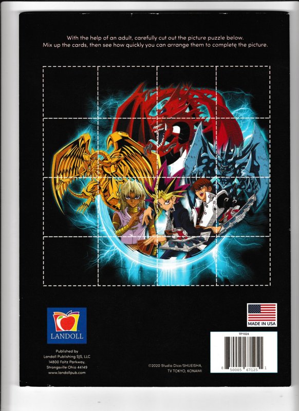 YU-GI-OH! JUMBO COLORING & ACTIVITY BOOK (2020) BONUS PUZZLE | NEW UNUSED