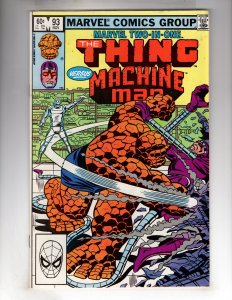 Marvel Two-in-One #93 (1982)   / ECA9x