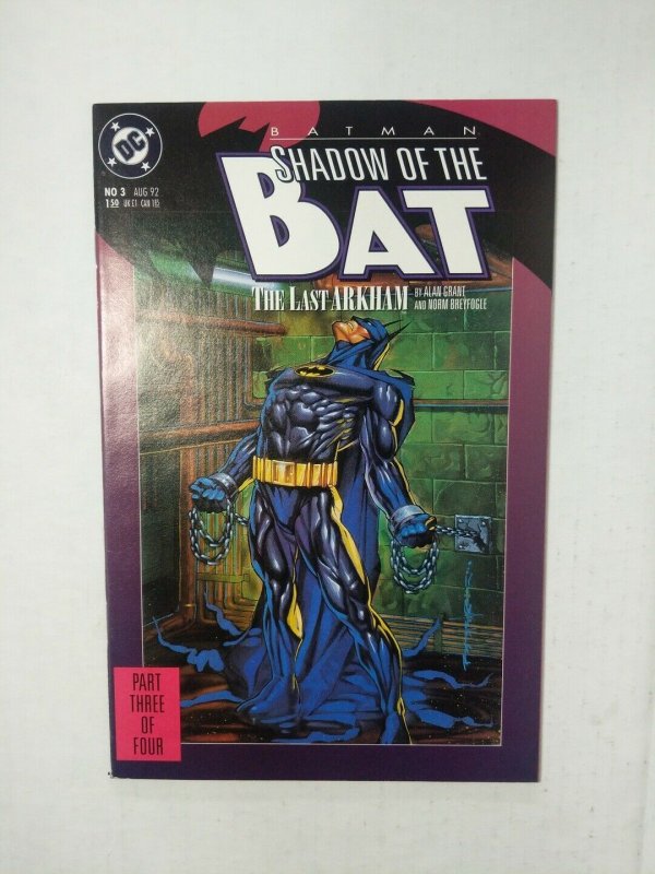 SHADOW OF THE BAT #3 NM DC COMICS C1B 