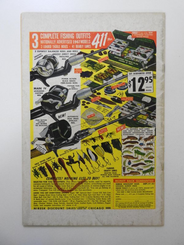 Mandrake The Magician #5  (1967) VG Centerfold detached top staple