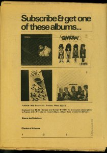 Fusion #36 1970- Underground paper- Robert Crumb VG