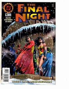 The Final Night DC Comics Complete Ltd Series # 1 2 3 4 Batman Flash Arrow J220