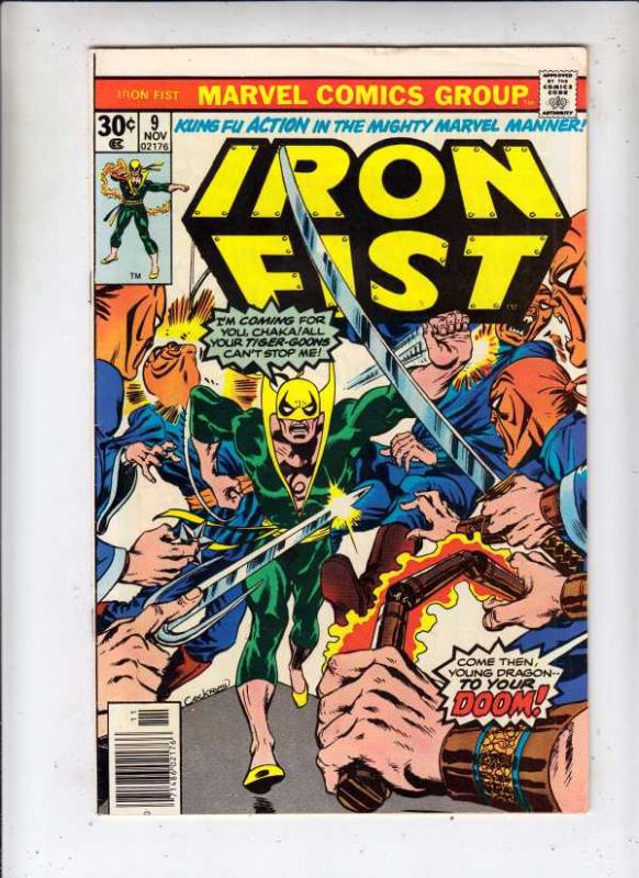 Iron Fist #9 (Nov-76) VF High-Grade Iron Fist