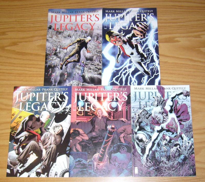 Jupiter's Legacy #1-5 VF/NM complete series - mark millar - frank quitely 2 3 4B