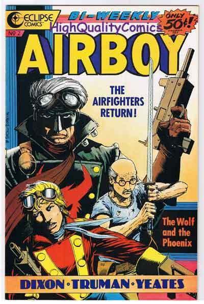 AIRBOY #2, NM, Tim Truman, Wolf, Pheonix, Dixon, 1986, more indies in store