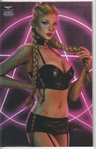 Wonderland Child of Madness #3 Cover S Leather & Lace LE299 NM Khamunaki