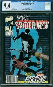 Web of Spider-Man #10 (1986) CGC 9.4 NM