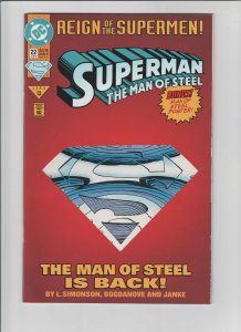 Superman: The Man of Steel #22 (1993)