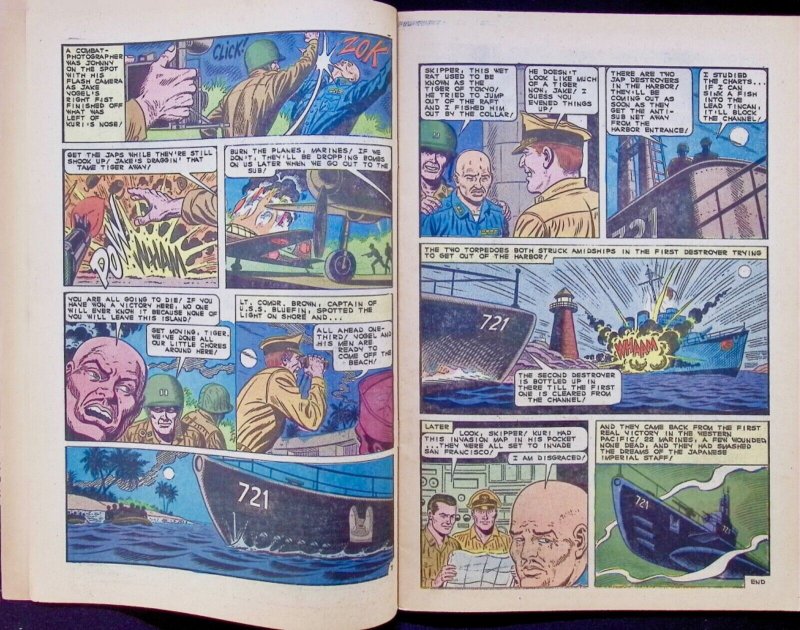 MARINE WAR HEROES Comic Issue 14 — 1966 Charlton Comics 32 Pages 12 Cent Cover