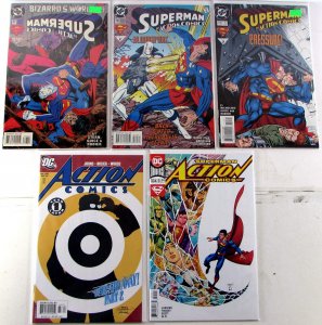 Action Lot of 5 #697, 702, 712, 837, 994 (1994) DC Superman 1st Print Comics
