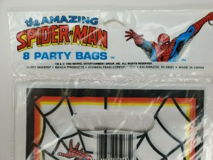 Vintage Spider Man Gift Bags Comic Toy Lot of 2 16 bags 1990 NM