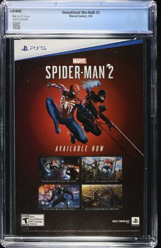 Sensational She-Hulk #3 (2/24) Graded CGC 9.6