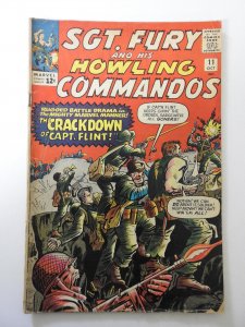 Sgt. Fury #11 (1964) VG- Condition moisture stain