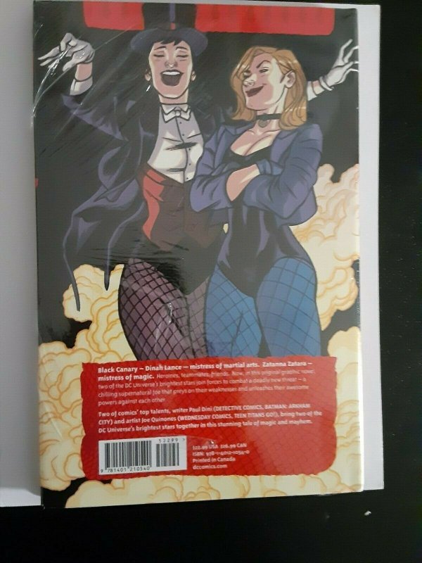 Black Canary and Zatanna Bloodspell Written by Paul Dini Hardcover