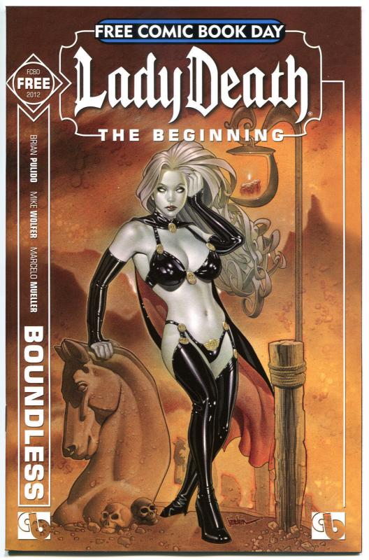 LADY DEATH - The BEGINNING, NM, FCBD, Brian Pulido, Mike Wolfer, 2012