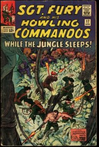 SGT. FURY AND HIS HOWLING COMMANDOS #17-JACK KIRBY CVR VG