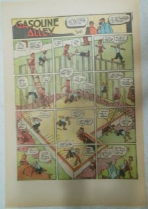 (48) Gasoline Alley Sunday Pages by Frank King from 1934 Size: 11 x 15 inches