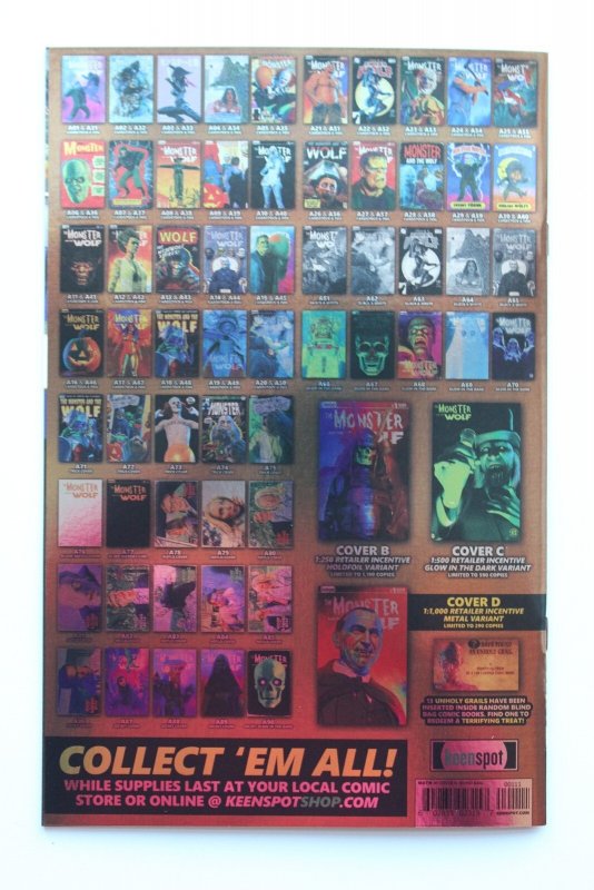 The Monster and the Wolf #1 A44 Foil (2025) Mark Spears  NM