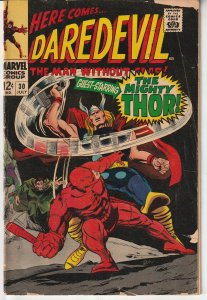 Daredevil #30 (1967)   The Mighty Thor !