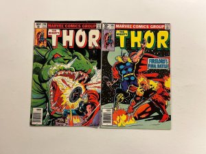 3 Mighty Thor Marvel Comics Books #298 304 306 Gruenwald 6 SM11