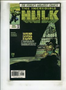 INCREDIBLE HULK #459 (8.0) SIGNED BY ADAM KUBERT & PETER DAVID!! 1997