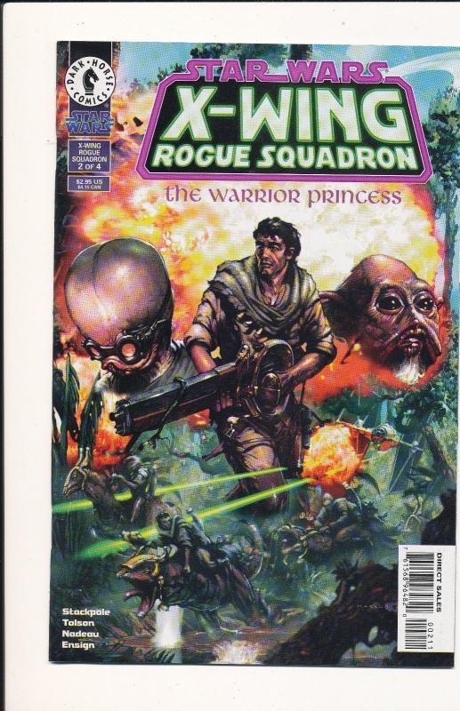 1996 STAR WARS X-WING Rogue Squadron SET #1-4 VERY GOOD/FINE/VF (SIC124)