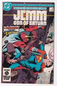 Jemm Son Of Saturn #4 December 1984 DC Greg Potter Gene Colan Janson Superman