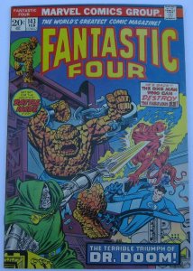 Fantastic Four #143 (Feb 1974, Marvel), FN condition (6.0), vs. Doctor Doom