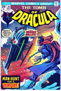 Tomb of Dracula(vol. 1) # 20  Death from the Sky !
