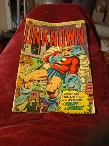 ADVENTURES INTO THE UNKNOWN 166 1966 ACG  SILVER AGE SCI-FI HORROR COMIC Nemesis