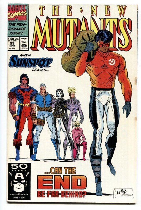 NEW MUTANTS #99 1991--1st appearance SHATTERSTAR - comic book