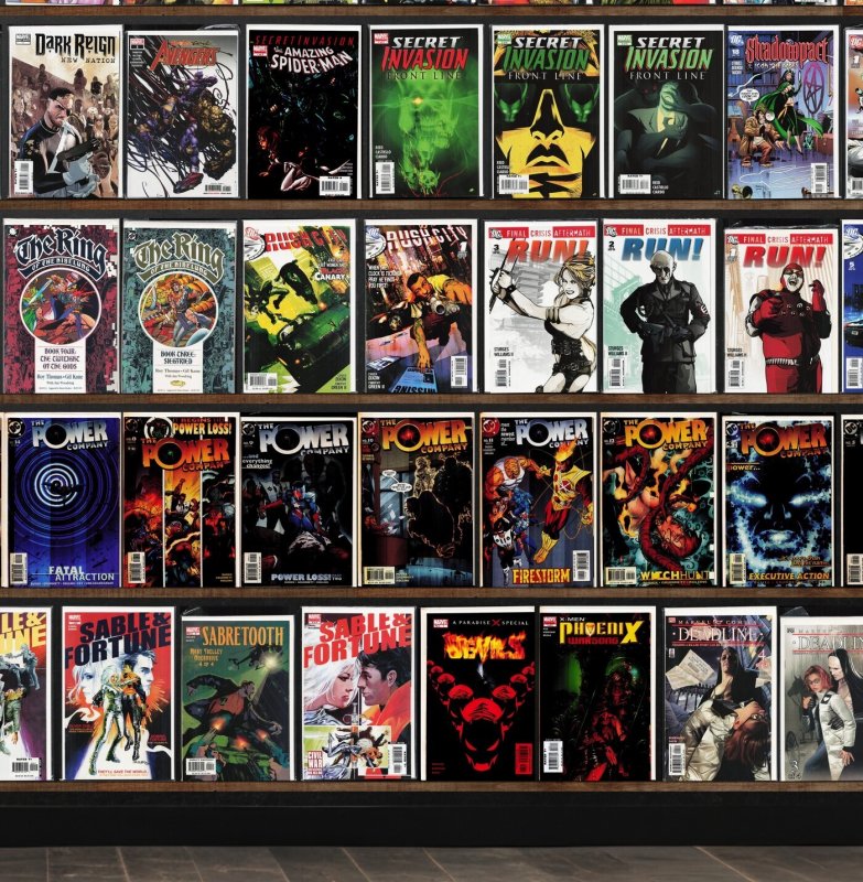 Huge Lot 160+ Comics with Countdown, The Power Company, District X & More!