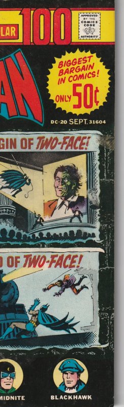 DC 100-Page Super Spectacular #20 (1973) Batman vs Two Face