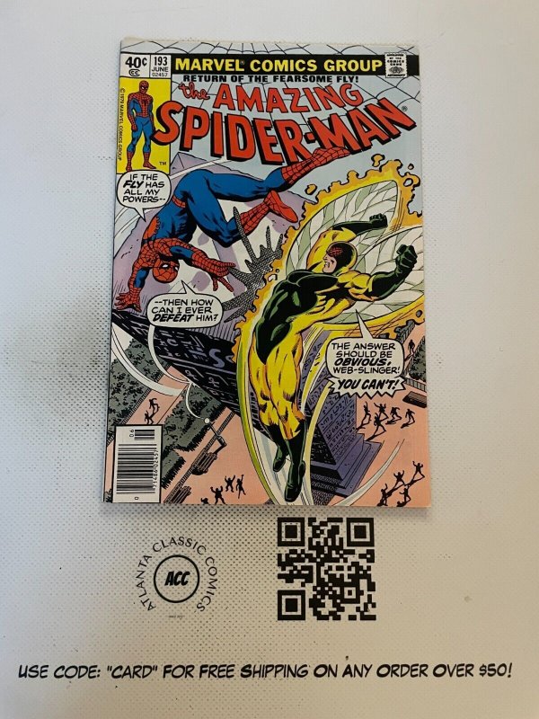 Amazing Spider-Man # 193 NM Marvel Comic Book Wedding Issue Goblin 26 SM16