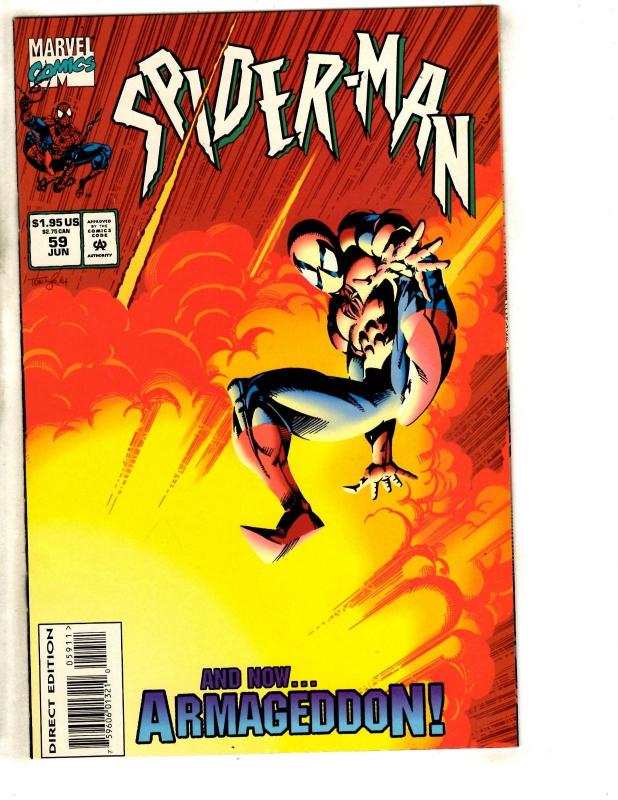 Lot Of 11 Spider-Man Marvel Comic Books # 51 52 53 54 55 56 57 (2) 58 59 60 CR58