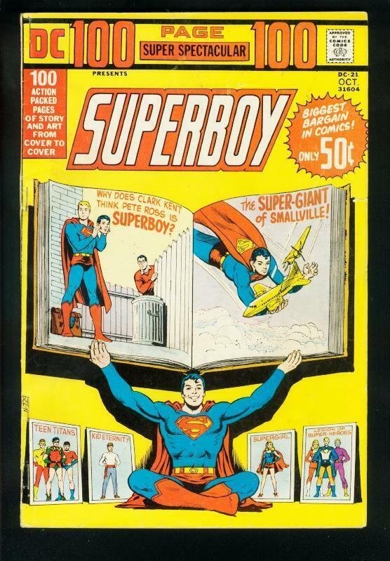 DC 100 PAGE SUPER SPECTACULAR #21-SUPERBOY ISSUE-FN