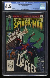 Spectacular Spider-Man #64 CGC FN+ 6.5 1st App Origin Cloak & Dagger!