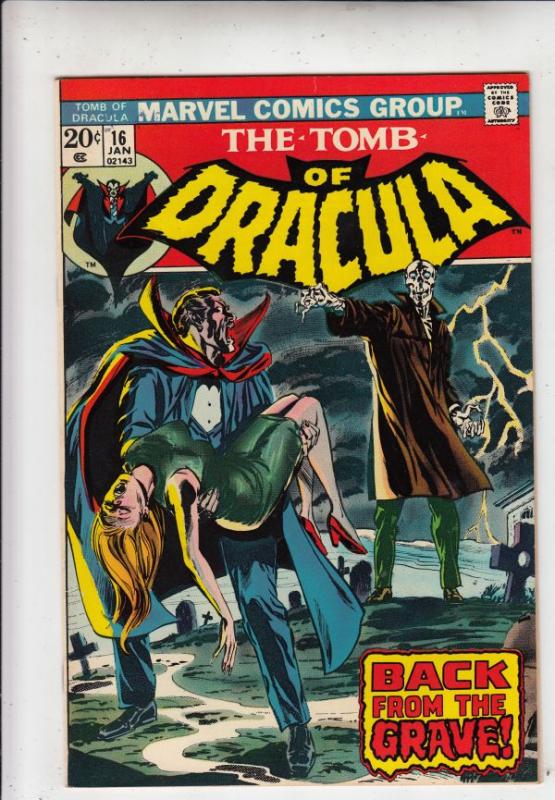 Tomb of Dracula #16 (Jan-74) FN/VF+ High-Grade Dracula