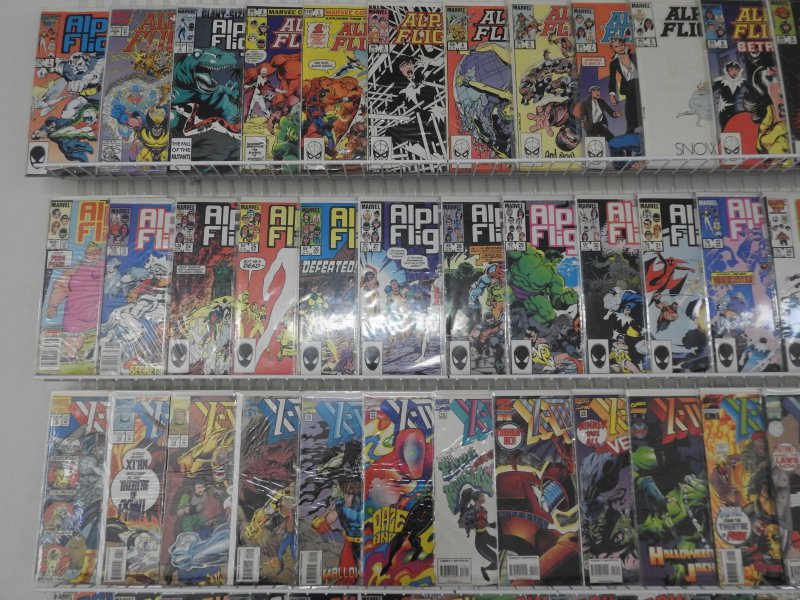 Huge Lot of 140+ Comics W/ X-Men, Alpha Flight, Power Pack! Avg. VF- Condition!