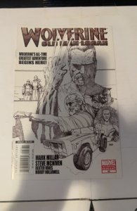 Wolverine #66 Third Print Cover (2008)quesada sketch