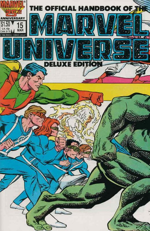 Official Handbook of the Marvel Universe (Vol. 2) #15 VG; Marvel | low grade com