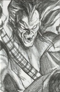 Scarlet Witch # 3 Ross B&W Virgin 1:100 Timeless Variant Cover NM Marvel [J9]